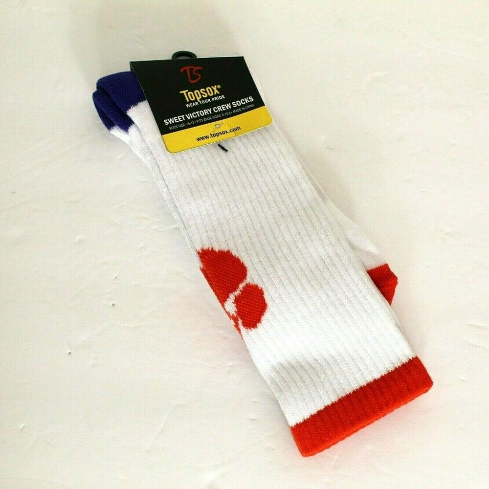 Topsox Clemson Tigers Sweet Victory Crew Socks Collegiate Apparel - Picture 3 of 3